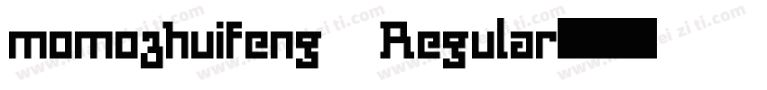 momozhuifeng Regular字体转换